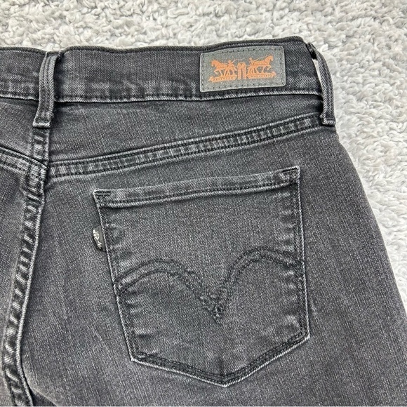 Levi's Jeans Womens 4 Straight Leg 505 Classic Black Denim Basic Casual Outdoors - Picture 4 of 5